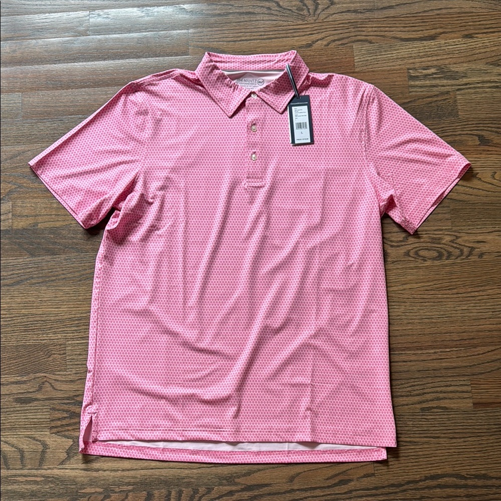 NWT Vineyard Vines Pink Polo Shirt Short Sleeve